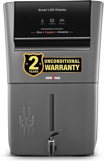 Kenstar Pureza 8 L RO + UF + UV + Copper + Alkaline + Mineralizer...more