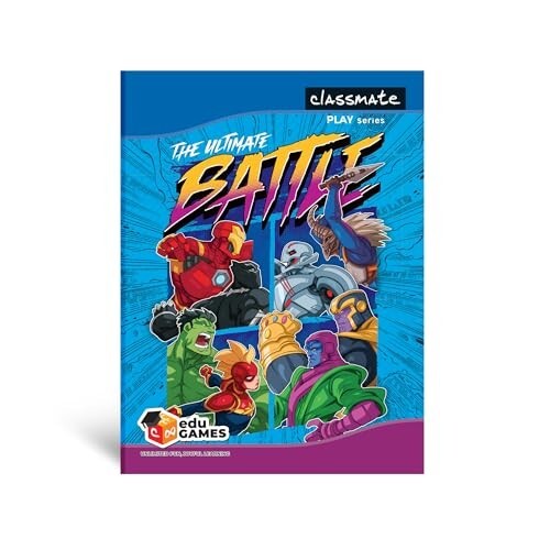 Classmate Play Series | Avengers 3 in 1 Flip Cover Notebook 