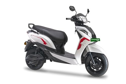 Ampere Magnus Neo Electric Scooter by Greaves (Glacial White, Magnus Neo)