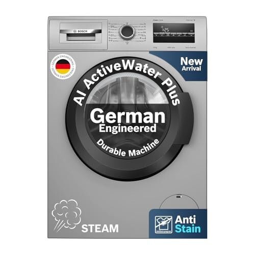 Bosch 8 kg 5 Star Front Load Fully-Automatic Washing Machine