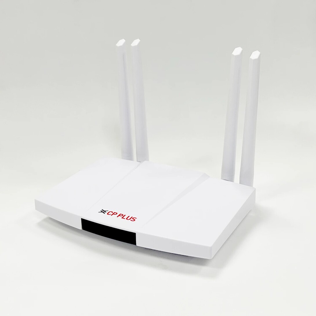 CP PLUS CP-XR-DE41-S 4G Router 2.4 GHz 150 Mbps Wifi Speed Dual Band External Antenna MiFi (Sim Based) (White)