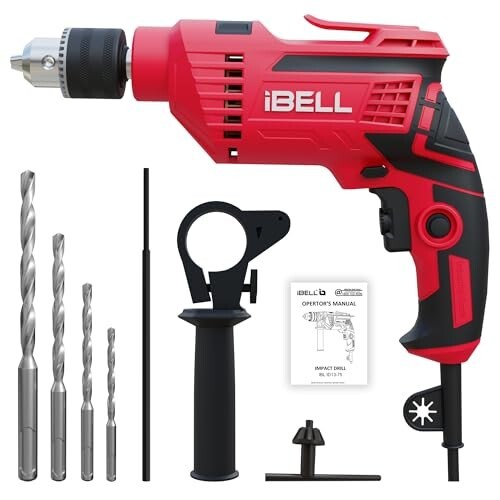 IBELL Electric Drill Impact Drill ID13-75, 650W