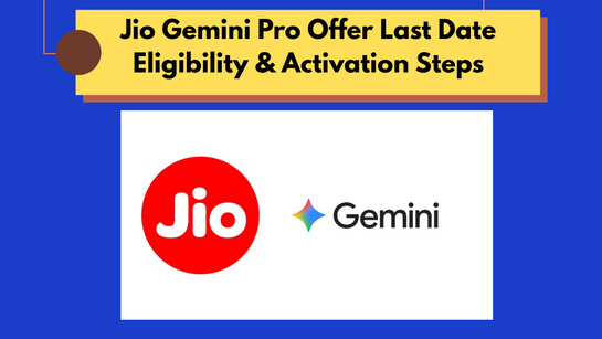 Jio Gemini Pro Offer Last Date: Gemini Jio Offer Ends Soon