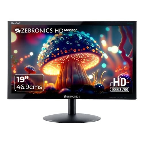 ZEBRONICS Zeb-V19Hd 18.5 Inch (46.99 Cm) Led Monitor 