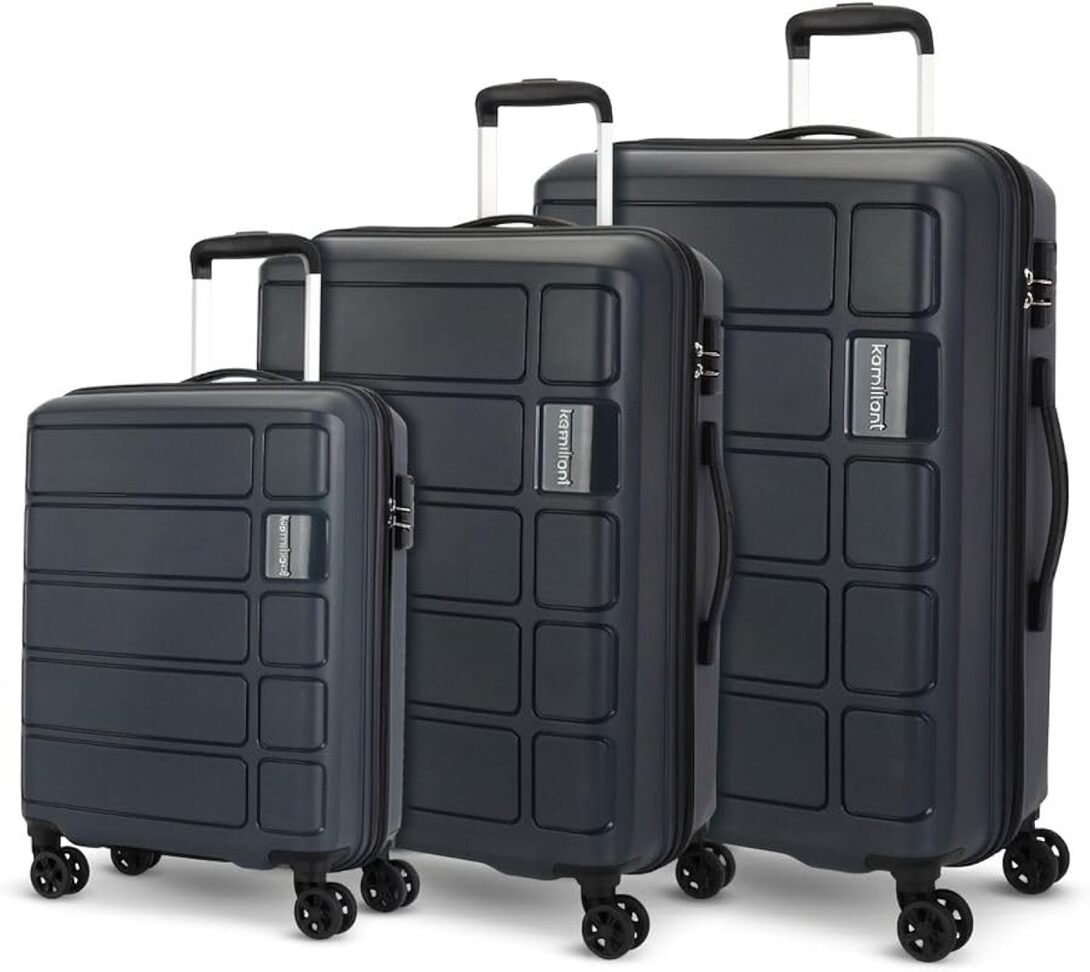 Kamiliant by American Tourister 3 Pc Harrier Edge 8W Luggage Set, 56/68/78 cm (Slate Grey)