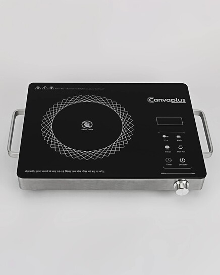 canvaplus 2600 W Induction Cooktop Touch Panel (Black, C20)