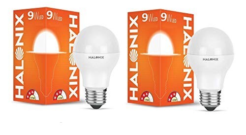 77% off on - Halonix Astron Plus Base E27 9-Watt LED Bulb (Pack of 2, Cool White) - Rs. 83