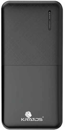 Kratos 10000 mAh 12.5 W Compact Pocket Size Power Bank (Grey, Lit...more