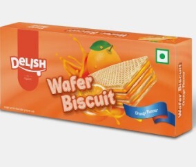 Minutes : UpTo 78% OFF on Delish Wafer Biscuits – Orange & Choco Vanilla