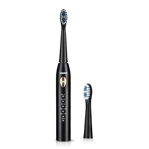 AGARO COSMIC LITE Sonic Electric Tooth Brush (Black)