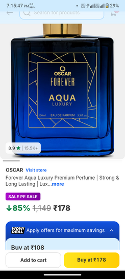 Forever Aqua Luxury Premium Perfum