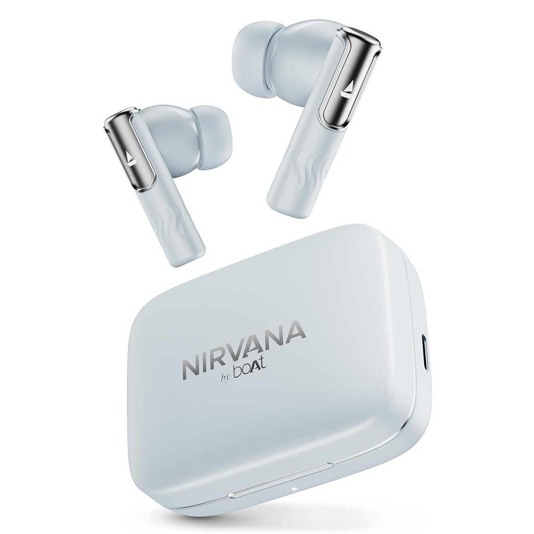 Boat Nirvana Ivy TWS Ear Buds Wireless Earphones with mic (Quartz Cyan)