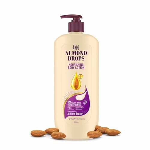 Bajaj Almond Drops Nourishing Body Lotion With Almond Butter | 600 ML