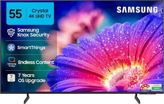 Samsung 138 cm (55 inches) Crystal 4K Vista Ultra HD Smart LED TV