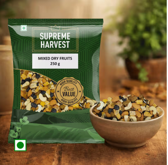 Instamart : Supreme Harvest Mixed Dry Fruits (Panchmeva) 250 g 