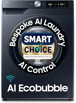 Samsung 9 kg 5 Star, Al Control, Al Ecobubble, Wi-Fi, Digital Inverter Motor Fully Automatic Front Load with In-built Heater