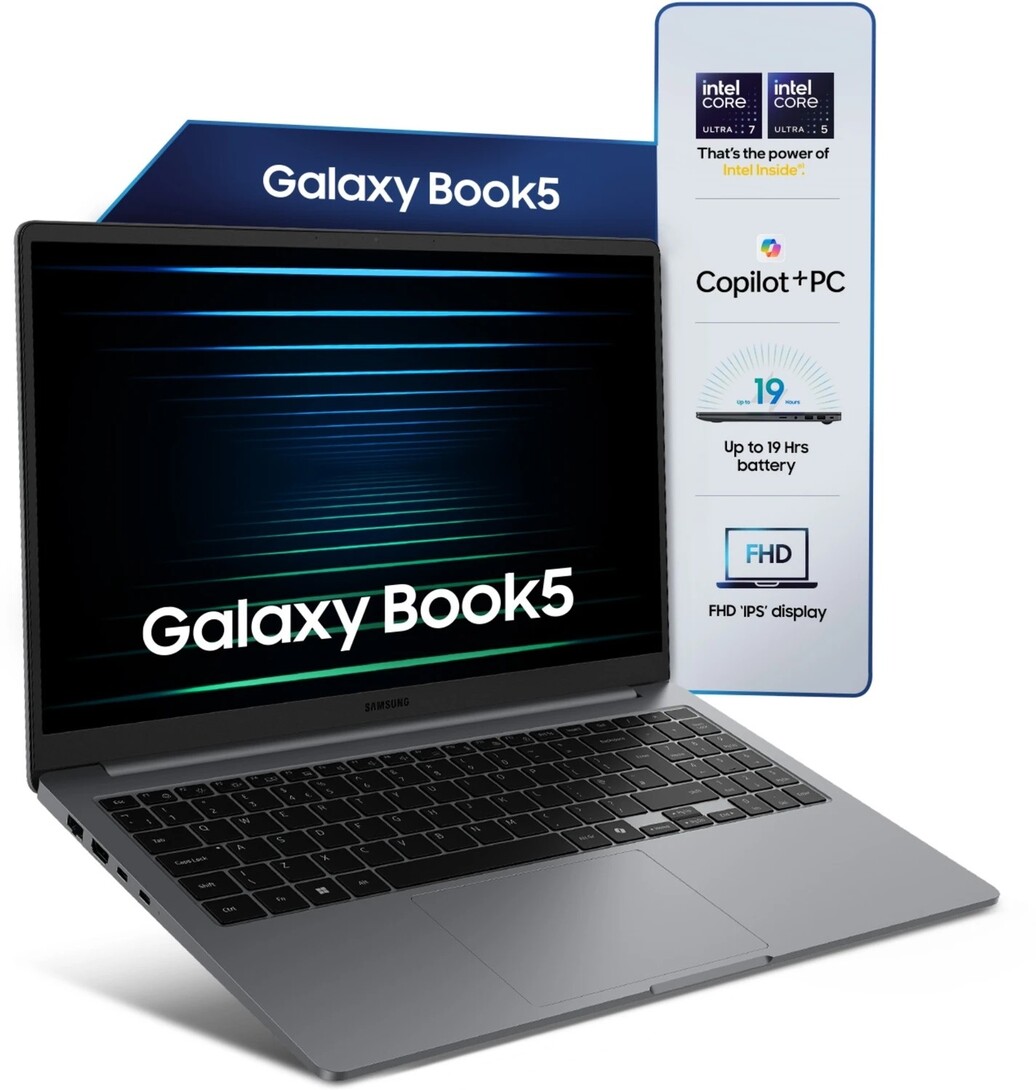 Samsung Galaxy Book5 AI Metal Intel Core Ultra 7 255U - (16 GB/1 ...more