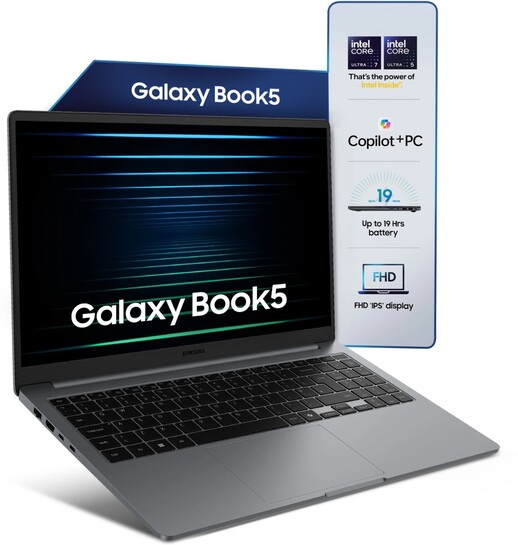 Samsung Galaxy Book5 AI Metal Intel Core Ultra 7 255U - (16 GB/1 ...more