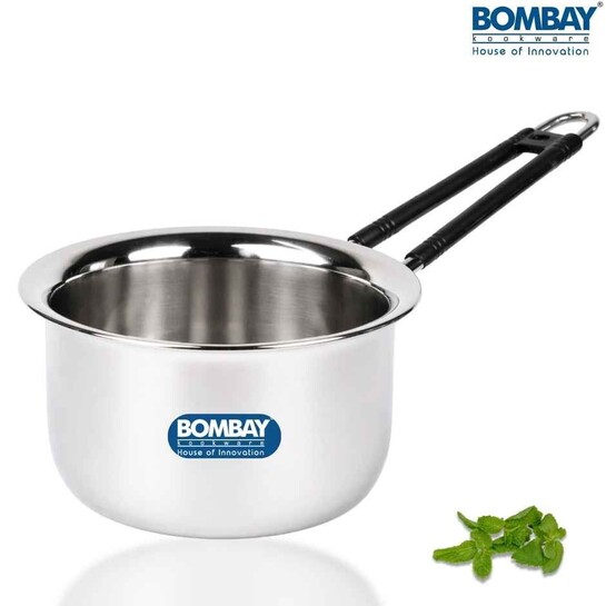 Bombay Kookware Stainless Steel Sauce Pan - 1100 ml