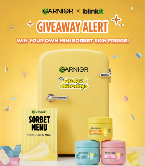 Garnier Sorbet skin fridge 