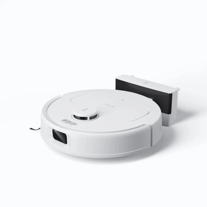 ECOVACS N30 Robotic Floor Cleaner with 2 in 1 Mopping and Vacuum (WiFi Connectivity, Google Assistant and Alexa) (White)