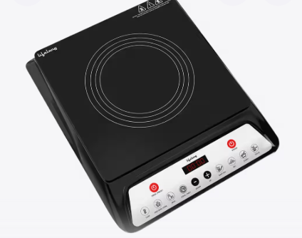 Lifelong 1800 W Induction Cooktop Push Button (Black) 