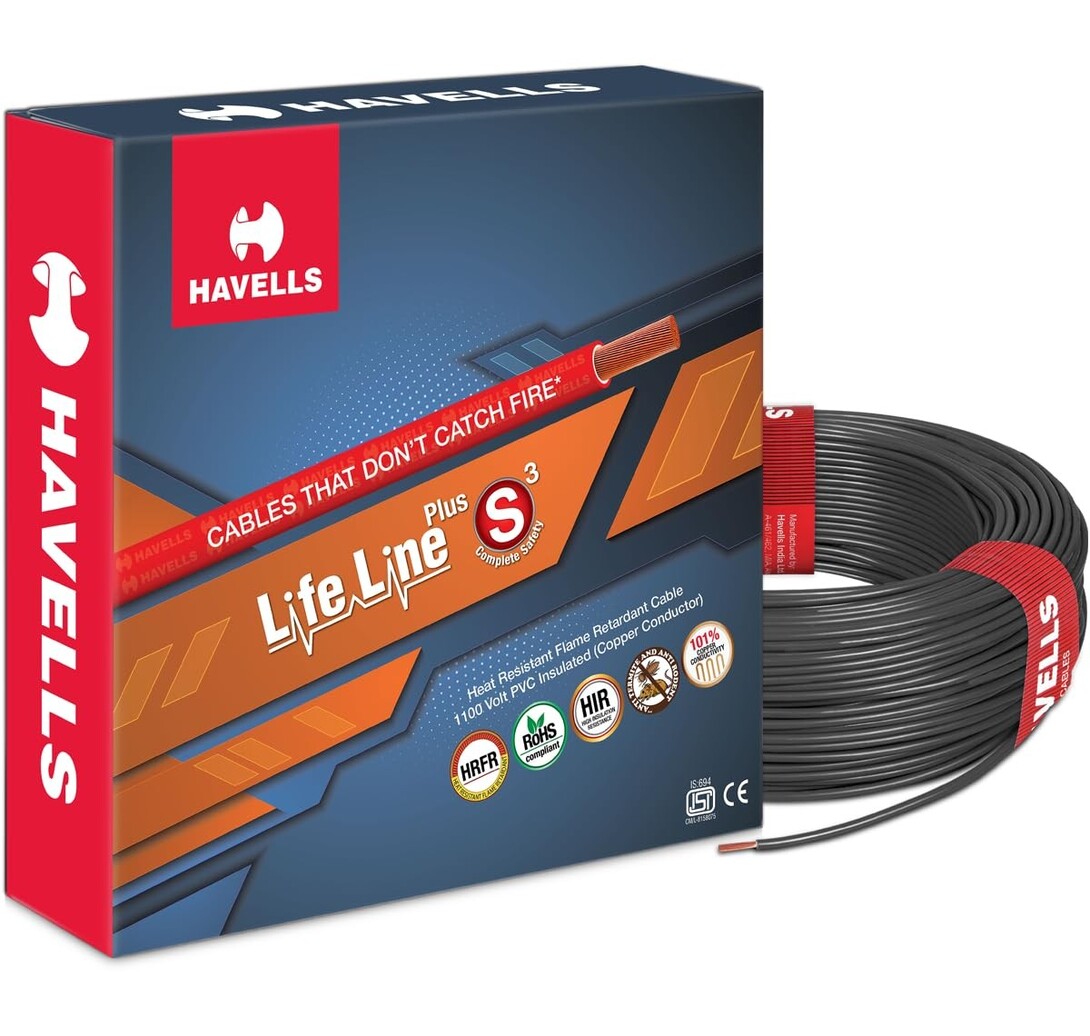 Amazon - Havells Wire Black (Price error)