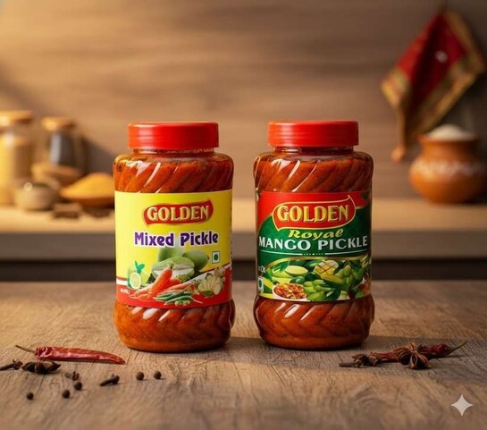 Golden Mix Pickle & Mango Pickle (2*400gm)
