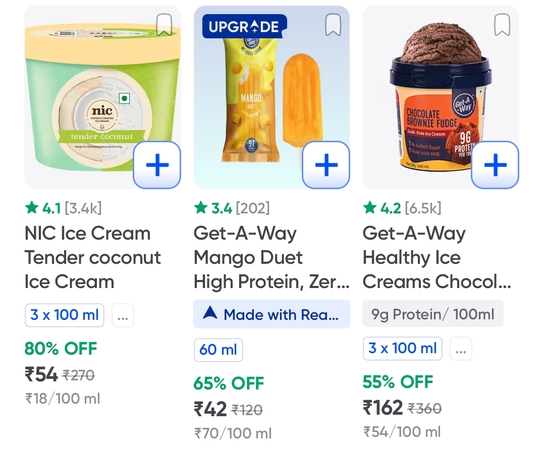Swiggy Instamart | Search Ice Cream 