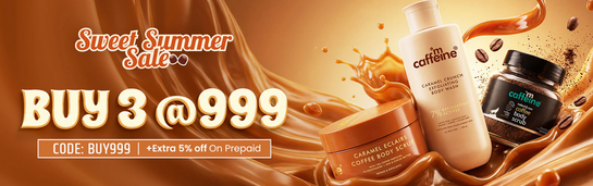 Sweet Summer Sale - Buy Any 3 Favourites At 999 | CODE: BUY999  Extra 5% OFF on Prepaid Orders