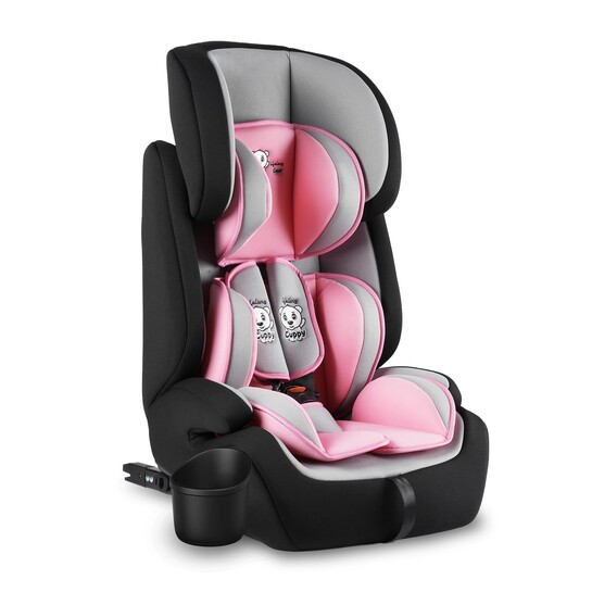 2-in-1 Car & Booster Seat for Baby & Kids | Isofix Compatible | 9M-12 Yrs | ECE R44/04 Safety | 5-Point Harness | Cup Holder