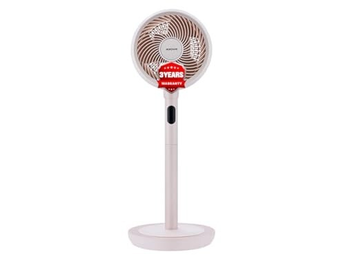 Acerpure Cozy F2 2-in-1 intelligent Pedestal and table Fan with Air Circulator|3years warranty|Energy efficient BLDC motor| 3D airflow technology|16 speed control and LED display|Whisper-quiet (Pink)