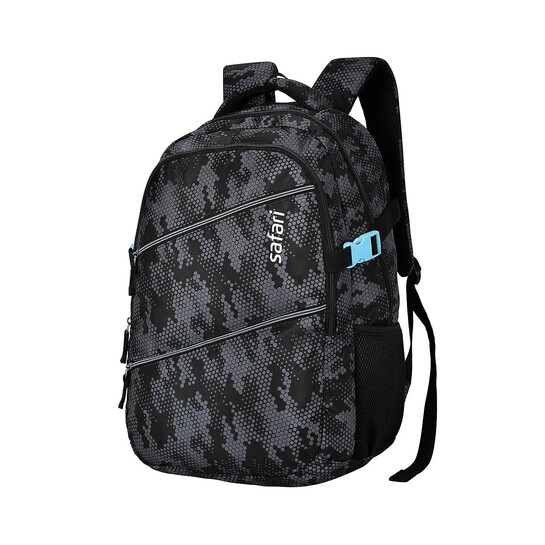 Safari Omega Plus Laptop Backpack | 2 Compartments | Raincover | Organizer | Bottle Holder