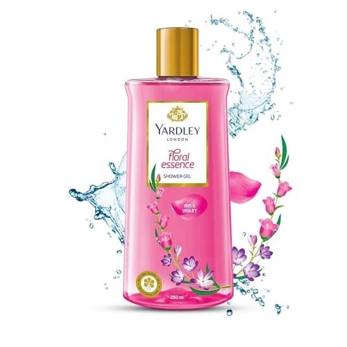 Yardley London| Shower Gel| Floral Essence| With Natural Floral Oils Of Iris & Violet| 250ml