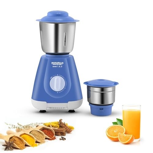 Maharaja Whiteline Smart Mixer Grinder |Blue