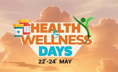 Health & Wellness days  Up to 60 % off