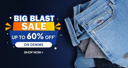 Pepejeans - BIG BLAST SALE | Upto 60% off on everything, Sneakers, Polos, T-shirts & Shirts | Additional ₹100 OFF on prepaid orders