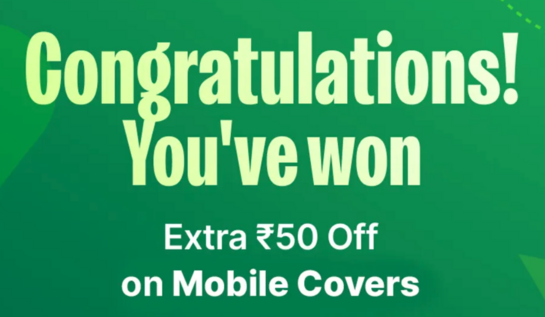 Extra ₹50 Off on Mobile Covers