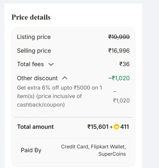 Flipkart- Kalamandir (999) 1 g Gold Coin @ 15976 + 5% CB using HDFC millennia credit card