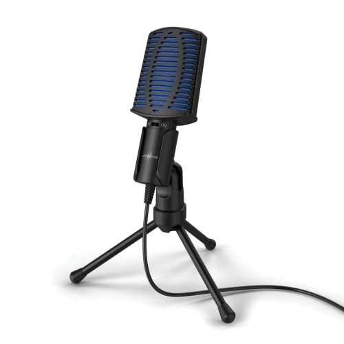 uRage "Stream 100" Gaming Microphone for Gaming & Streaming, USB Microphone Perfectly Suited for Podcasts, Voice-Overs, V-logs, Music Recording or Streaming on YouTube and Facebook etc.