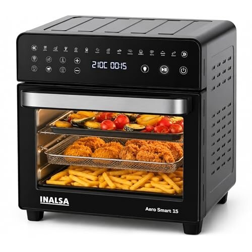INALSA Air Fryer Oven 1700W | 15L Large Capacity