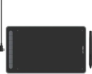 XP Pen Deco  L Graphic Tablet 10 x 6 inch (Black, Connectivity - USB)(Black)