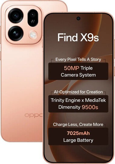 OPPO Find X9s (Sunset Orange, 256 GB) (12 GB RAM)