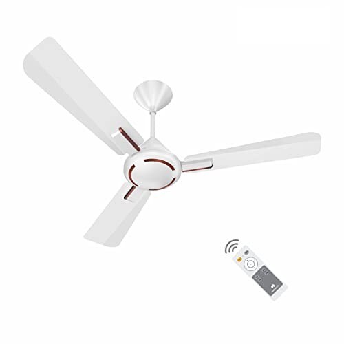 Havells 1200mm Ambrose BLDC Motor Ceiling Fan (Pack of 1, Pearl White Wood)