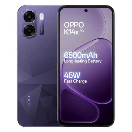 oppo K14x 5G (4GB RAM, 128GB, Prism Violet)