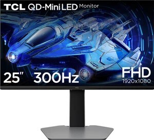 TCL G64 62.23 cm (25 inch) Full HD LED Backlit VA Panel HDR 600 nits Precise Dimming (HDMI,DP Ports) Gaming Monitor (25G64)