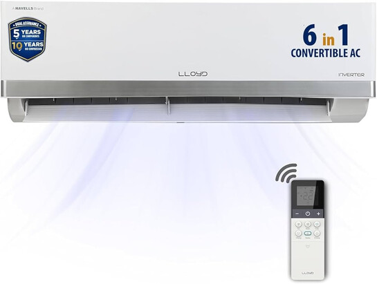 Lloyd 1.5 Ton 3 Star, Inverter Split AC