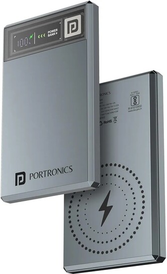 Portronics 5000mAh 20W Wired & Wireless Power Bank
