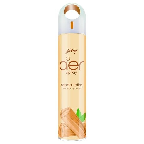 Godrej aer Spray | Room Freshener for Home & Office - Sandal Bliss (200 ml)
