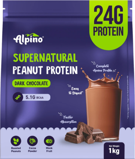 Flipkart Minutes - Alpino Supernatural Plant Based Protein Powder 1kg(location specific)